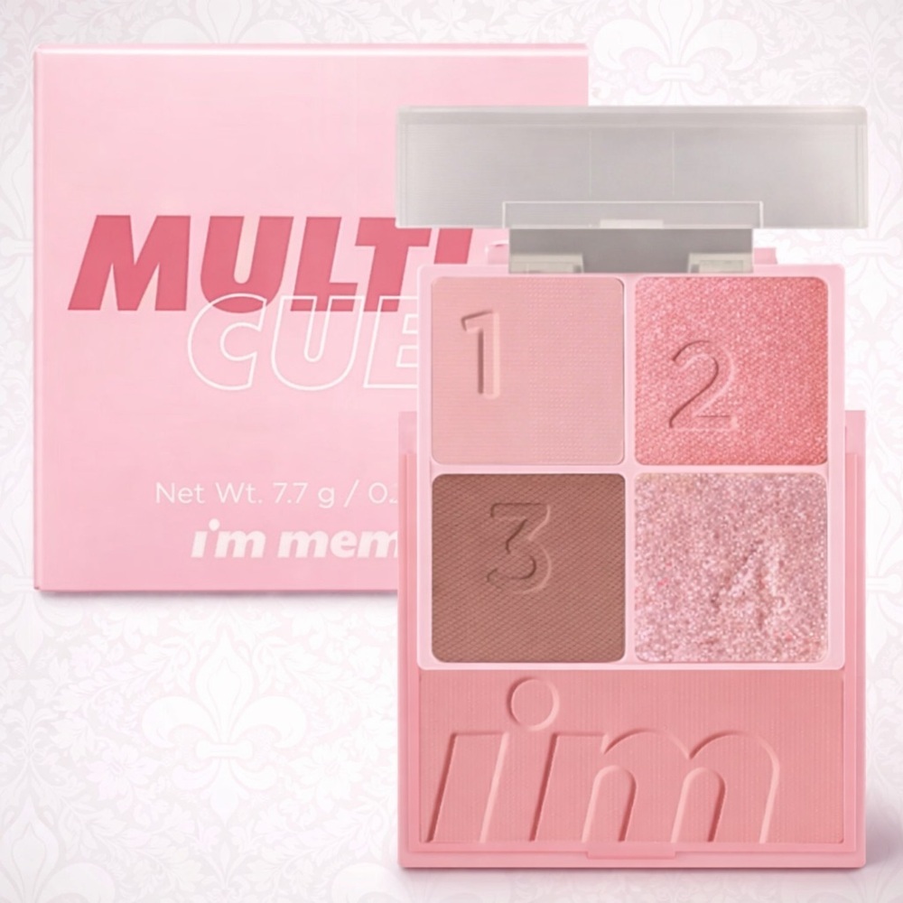 I’m Meme Multi Cube Eyeshadow & Blush in Sweet Pink - Korean Beauty